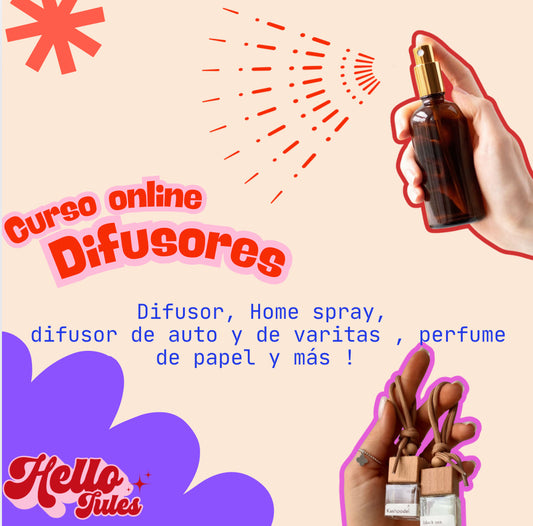 Curso Online de Productos Aromáticos y Home Spray ✨