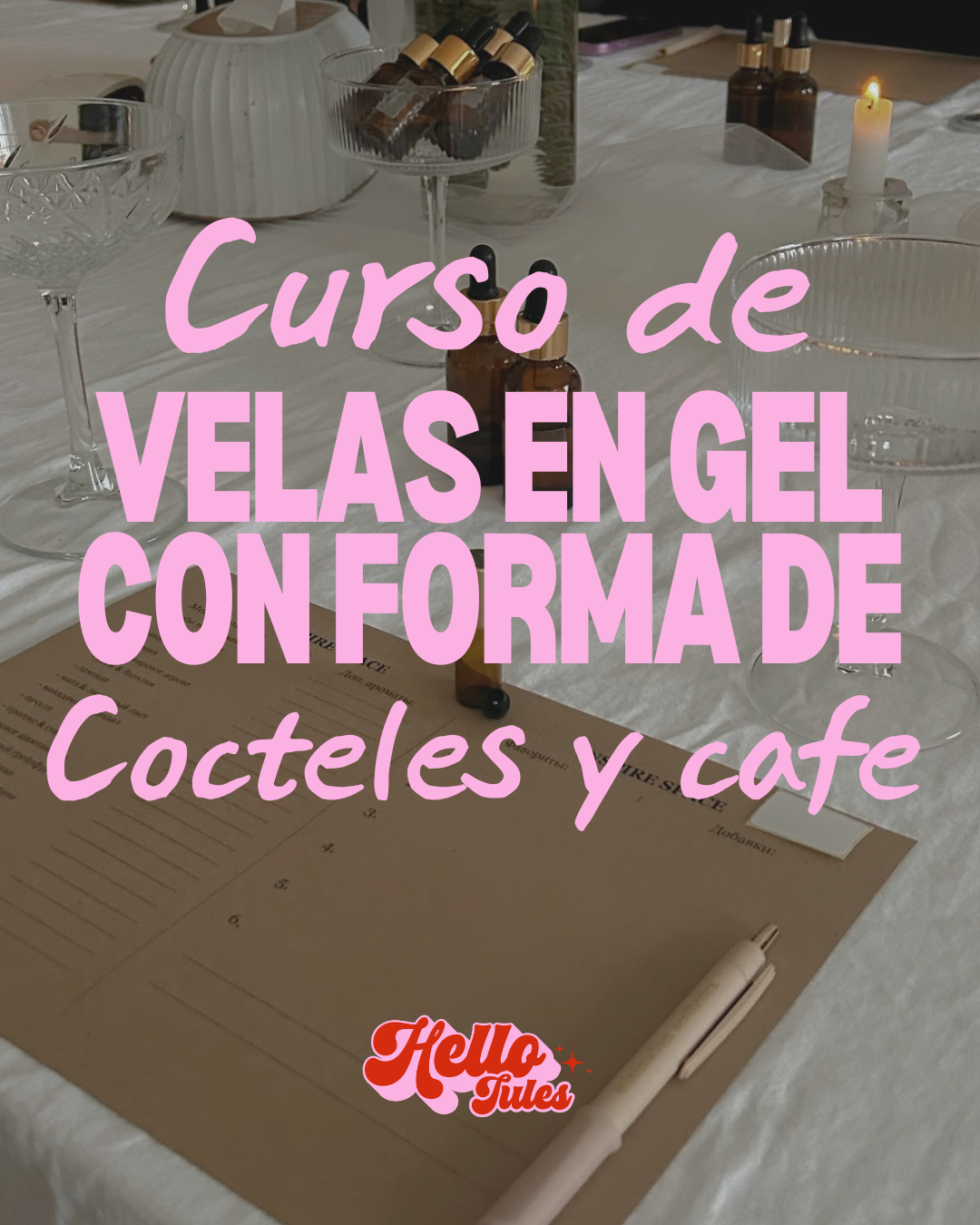 Curso Presencial Velas en Gel