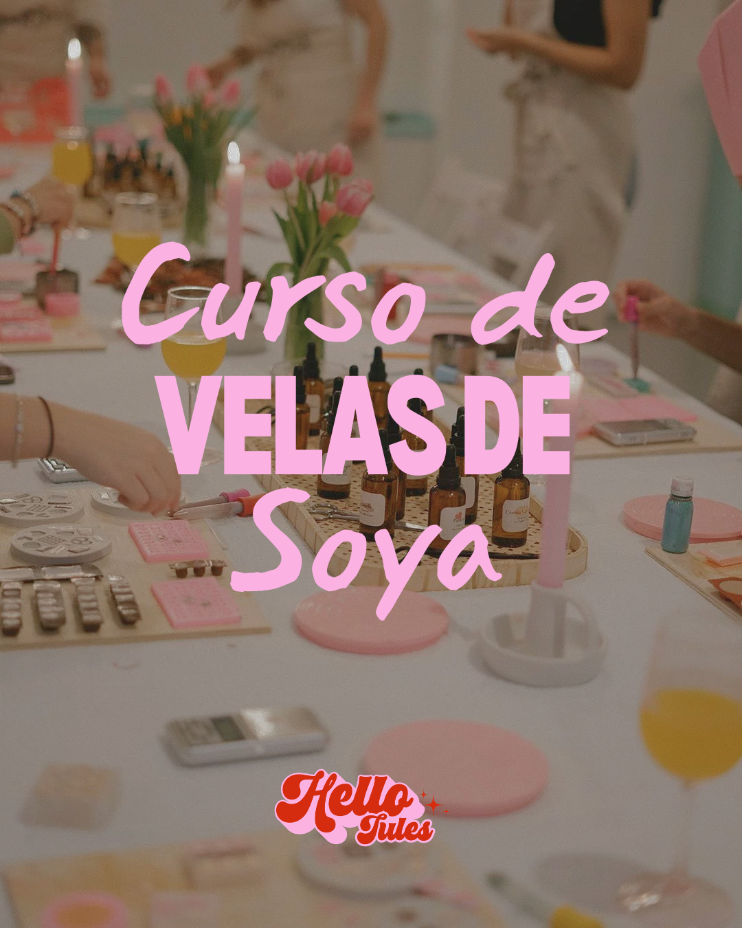 Curso Completo Presencial de Velas de Soya