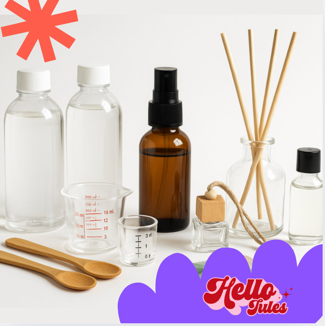 Kit perfumería del hogar— Crea difusores, home spray y más desde cero