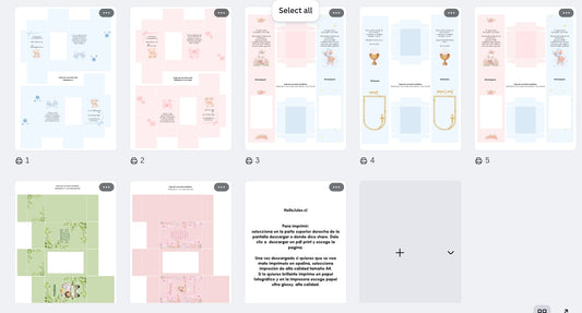 10 Plantillas de cajas para souvenirs con ventana editables