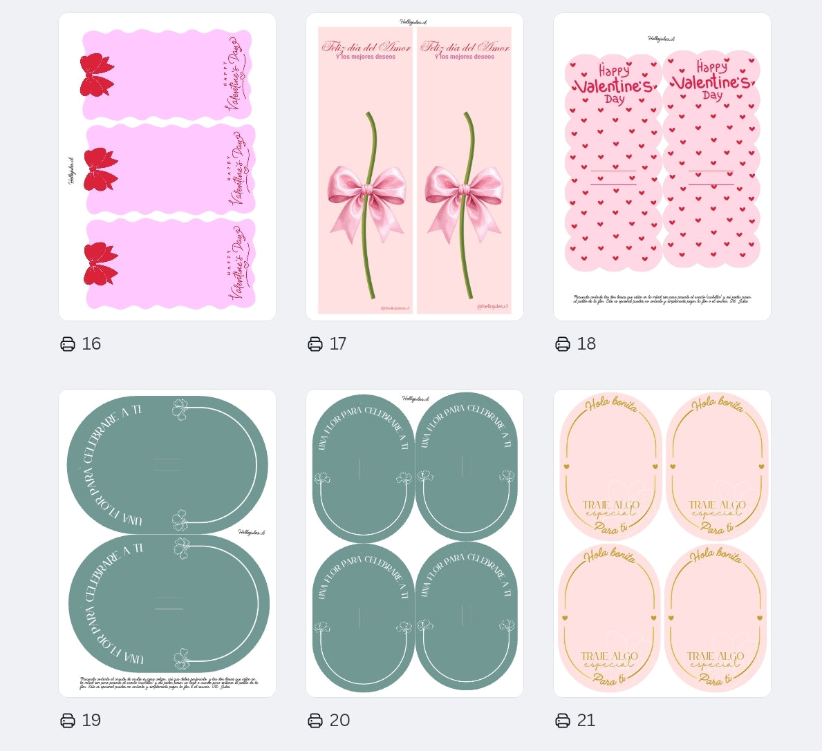 20 Plantillas editables para velas de margarita