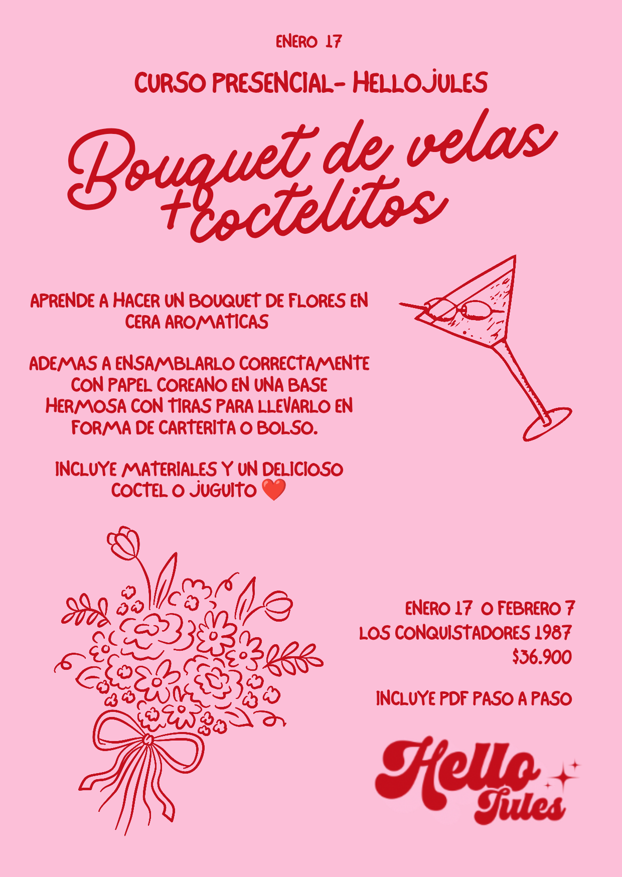 Crea tu Propio Bouquet Floral Aromático en Cera de Soya 🌸